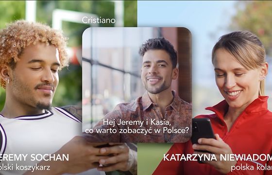 Jeremy Sochan i Katarzyna Niewiadoma w kampanii promującej Polskę