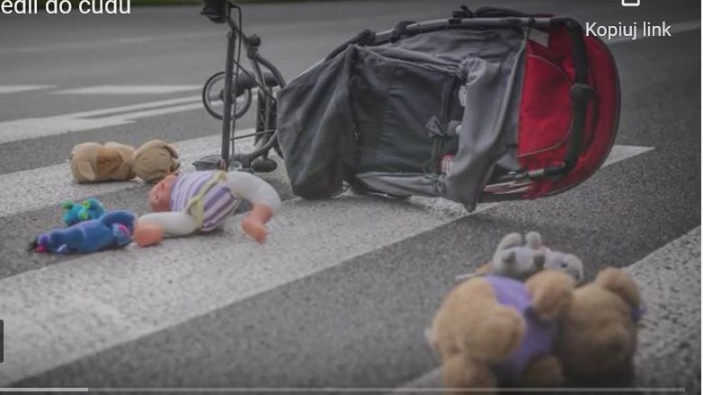 Śląskie. Spot pod nazwą "Od tragedii do cudu" uświadamia, że niebezpieczeństwa w ruchu drogowym nie można przewidzieć.
