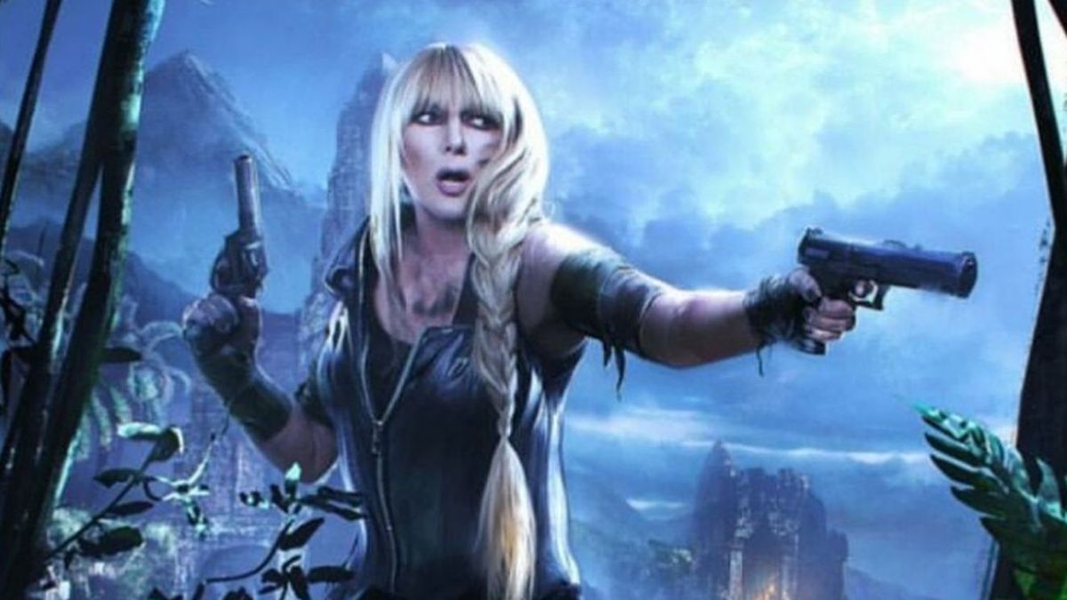 Maryla Rodowicz jak Lara Croft