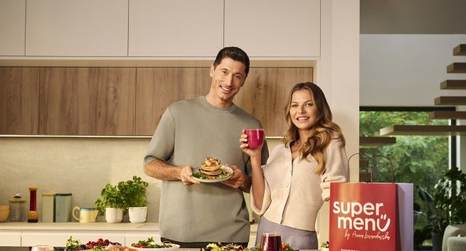 Robert Lewandowski ambasadorem SuperMenu by Anna Lewandowska