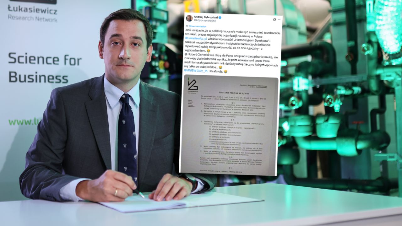 Burza wokół polecenia służbowego prezesa Sieci Badawczej Łukasiewicz. Mamy odpowiedź