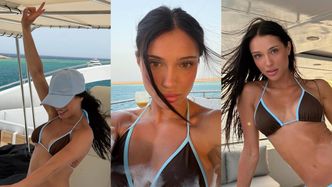 Natsu z fryzurą czesaną wiatrem dokazuje na jachcie w bikini (ZDJĘCIA)