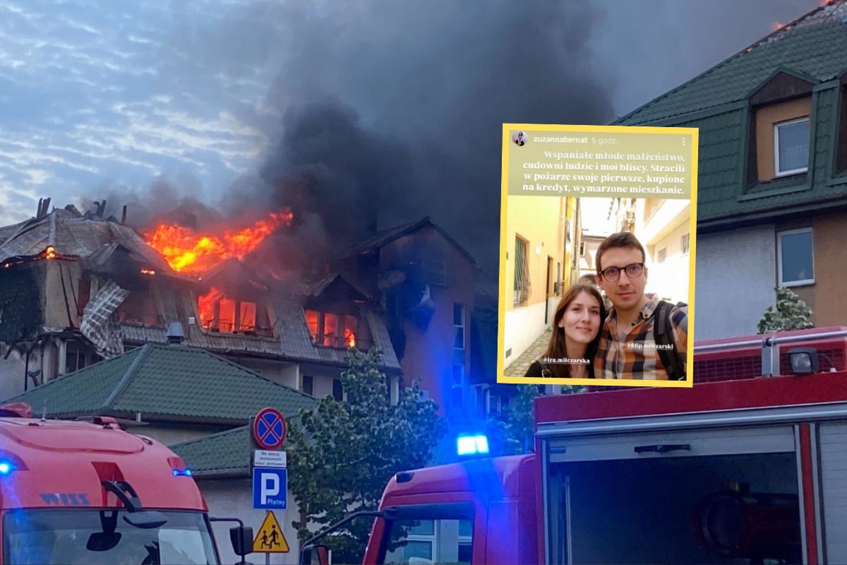 Tragiczny pożar w Ząbkach. Młodzi aktorzy apelują o pomoc