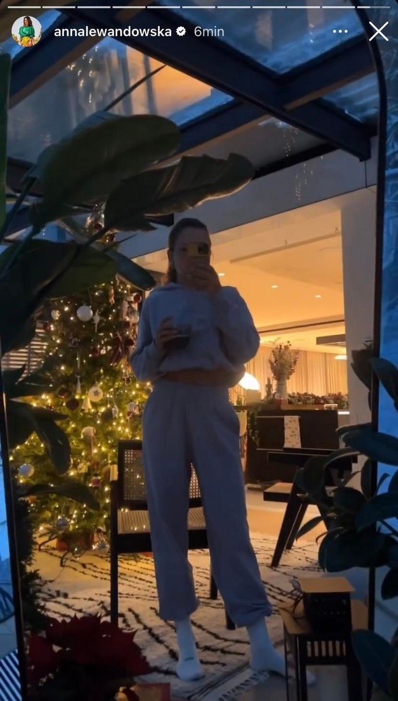 Anna Lewandowska pokazała świąteczne drzewko 