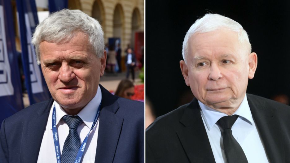 Stanisław Kogut i Jarosław Kaczyński