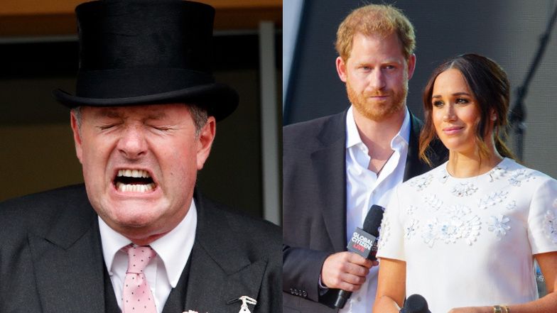 Piers Morgan PASTWI SIĘ nad Meghan Markle i Harrym: "Uprzywilejowane, ROZPIESZCZONE PRIMADONNY"