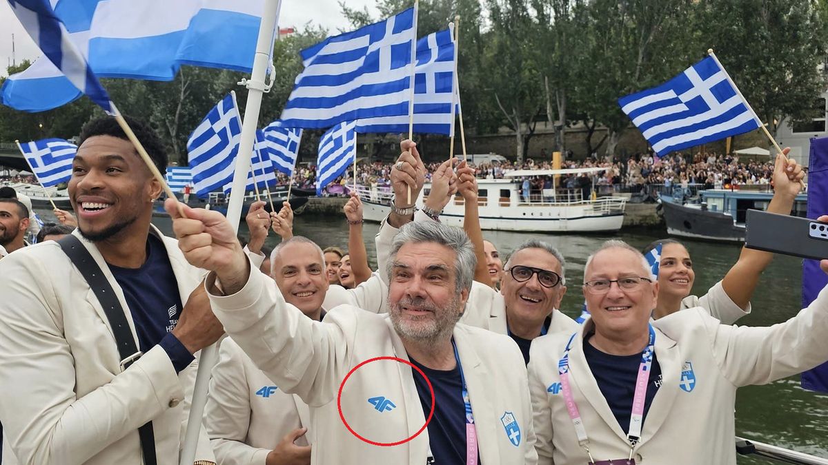 Grecja na otwarciu igrzysk w strojach 4F