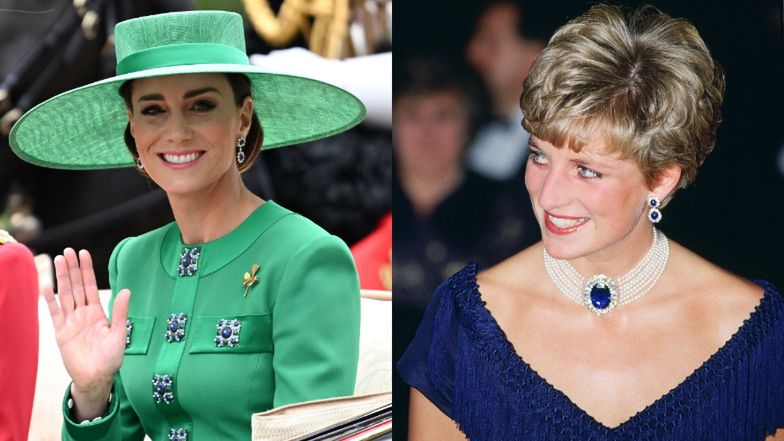 Kate Middleton oddała hołd księżnej Dianie. Tuż obok siedziała... królowa Camilla z nietęgą miną (ZDJĘCIA)
