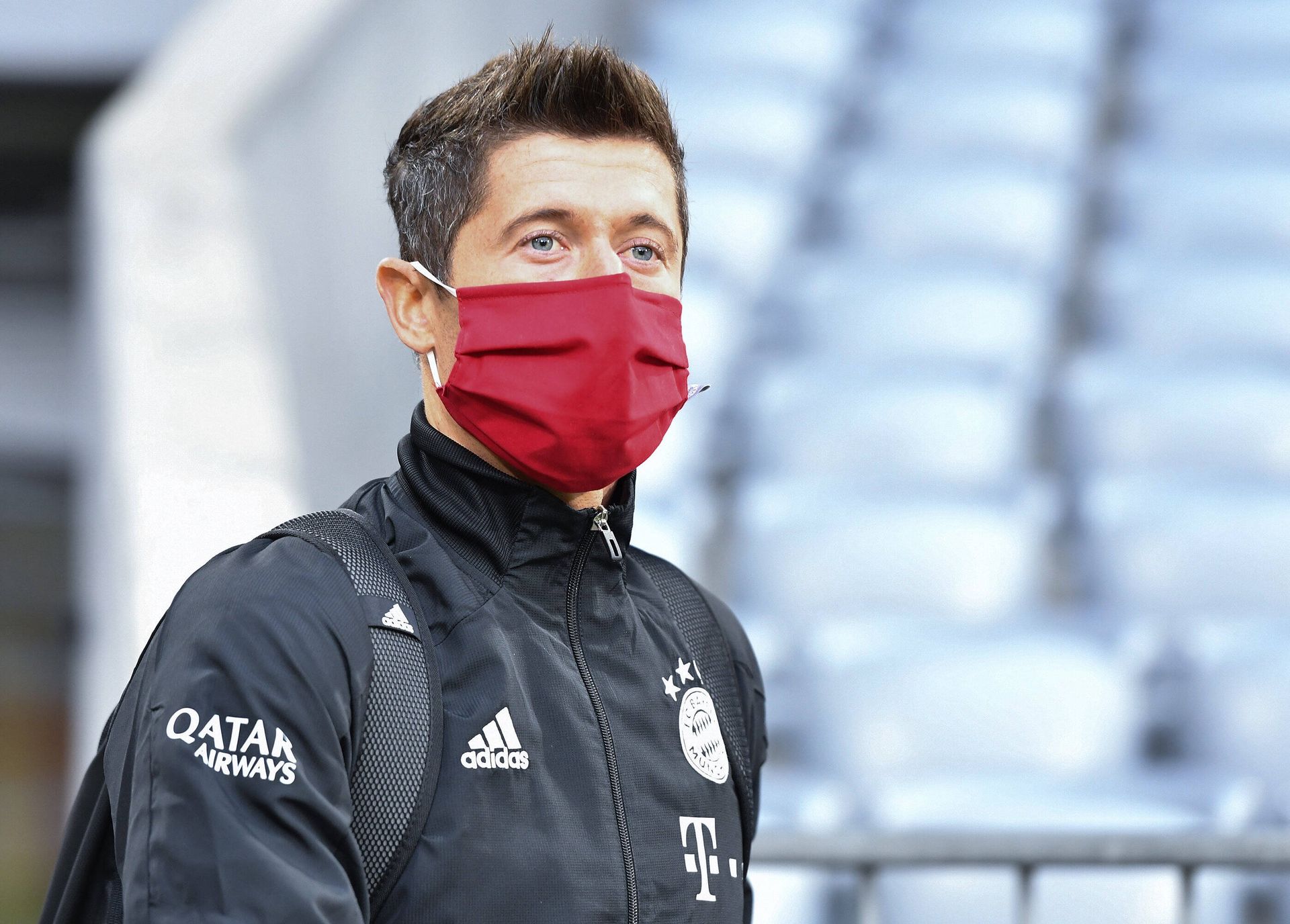 Robert Lewandowski został sam. Klara martwiła się o tatę