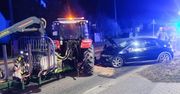 Lubelskie: Wsiadł pijany za kierownicę hondy. Zderzył się z ciągnikiem