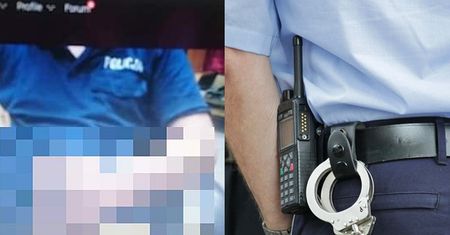 Skandal w Policji: Funkcjonariusz ONANIZOWAŁ SIĘ na służbie i transmitował to w Internecie