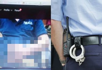 Skandal w Policji: Funkcjonariusz ONANIZOWAŁ SIĘ na służbie i transmitował to w Internecie