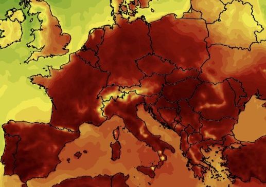 Upalny czwartek w niemal całej Europie