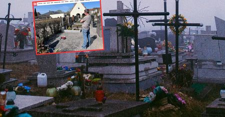 Przyszyli na cmentarz i przeżyli szok. Grób nagle zniknął