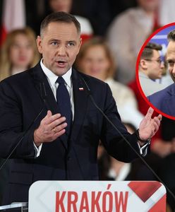 W pierwszym przemówieniu Nawrocki od razu wbił szpilę Trzaskowskiemu