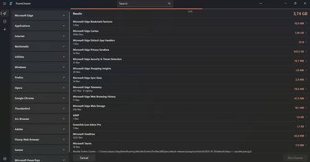 FluentCleaner - darmowa alternatywa dla CCleaner