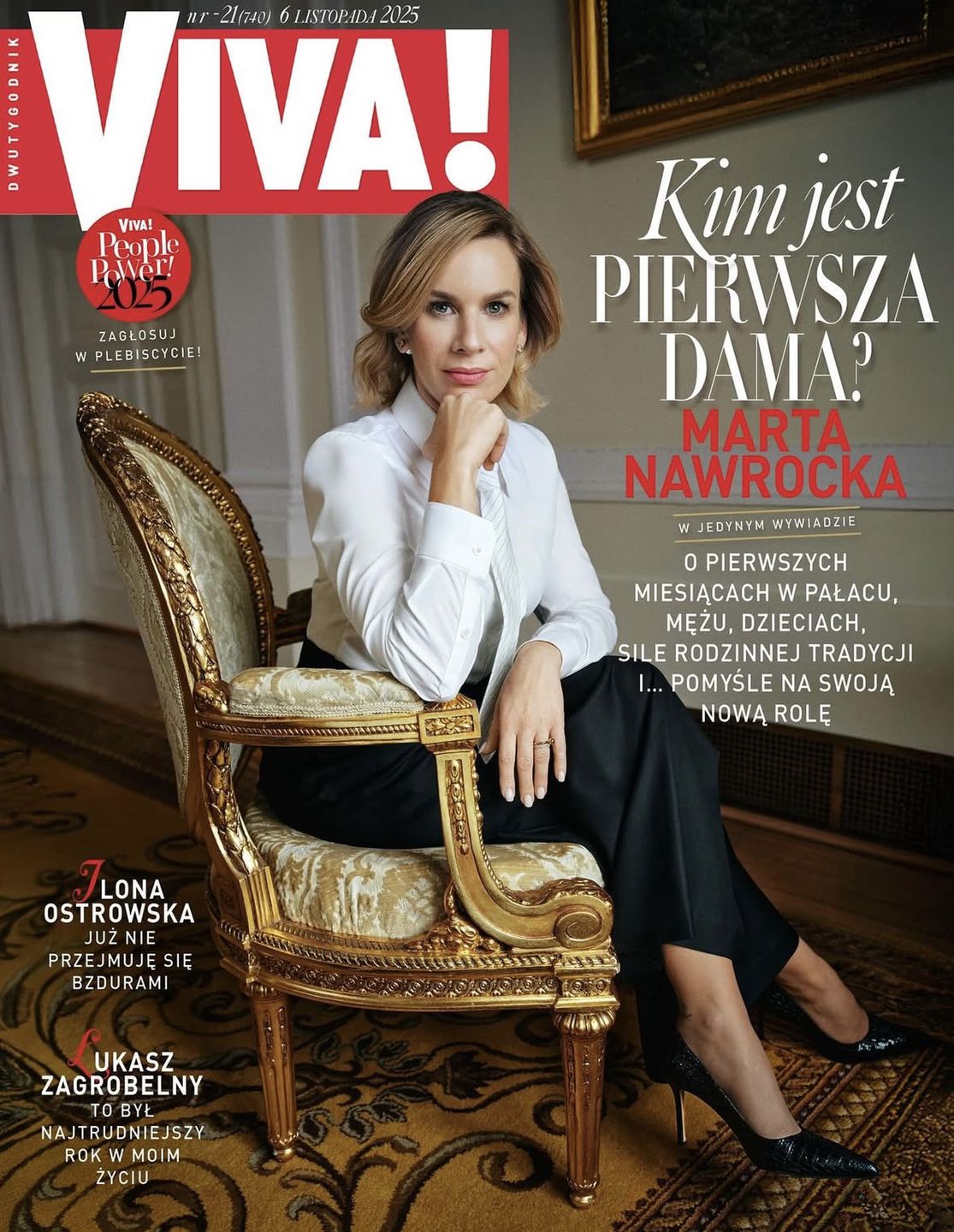 Marta Nawrocka na okładce "Vivy!"