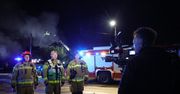 Czeladź: Olbrzymi pożar w woj. śląskim. Płonęła hala. Ogień widoczny był z daleka! Z żywiołem walczyło 90 strażaków, jeden został ranny