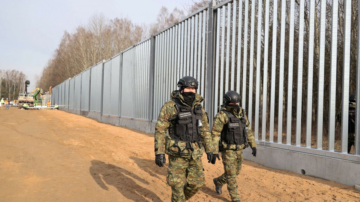 Mur na granicy z Białorusią jest już gotowy