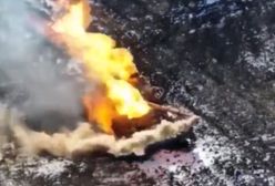 Przyczaili się na Rosjan. Mały granat zniszczył T-72