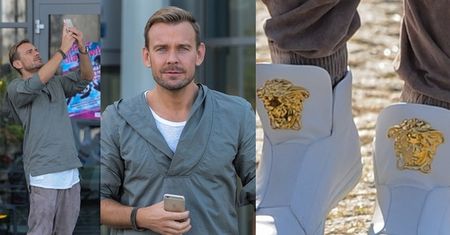 Woliński w butach Versace za 4 tysiące złotych... Ładne? (ZDJĘCIA)