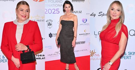 Celebrytki wdzięczą się na gali: Małgorzata Ostrowska-Królikowska, Anna Popek z odkrytymi ramionami i odmieniona Helena Deeds