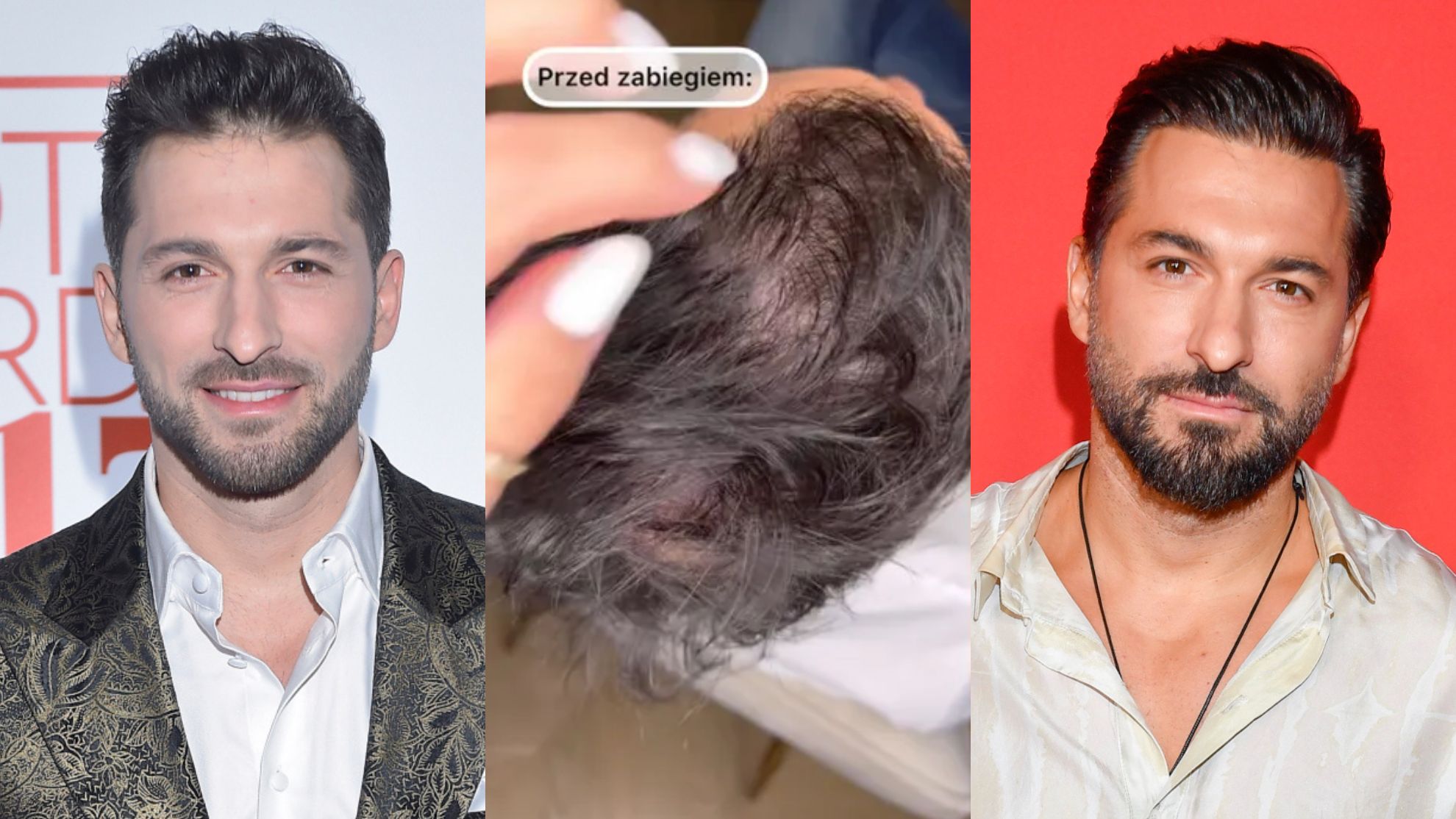 Rafał Maślak "przed" i "po"