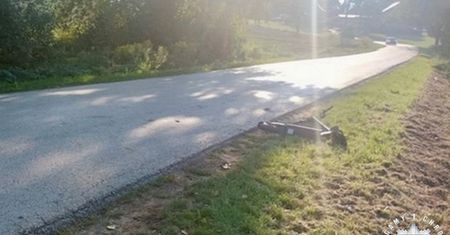 Nastolatka wywróciła się na hulajnodze elektrycznej. Nie miała kasku