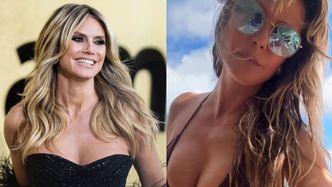 52-letnia Heidi Klum wije się przed obiektywem w samym bikini, a fani się zachwycają: "Ponadczasowe piękno"