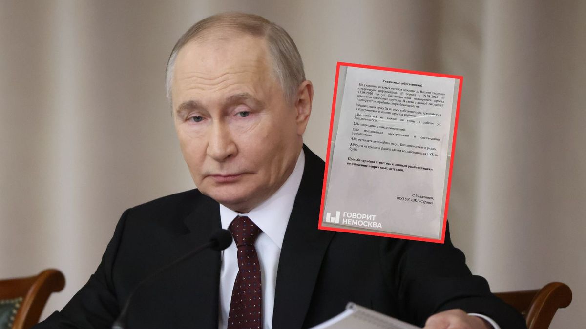 Instrukcje przed wizytą Putina