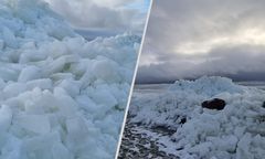 Lodowe tsunami na Helu. Widok zapiera dech