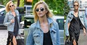 Anja Rubik spaceruje po Warszawie (ZDJĘCIA)