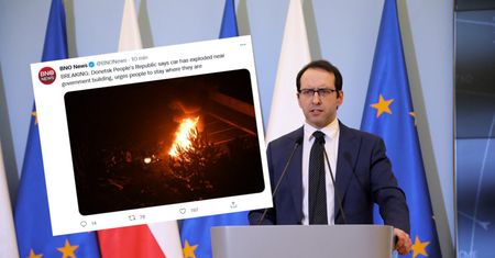 Żaryn o sytuacji w Doniecku. "Eskalacja i wojna hybrydowa"