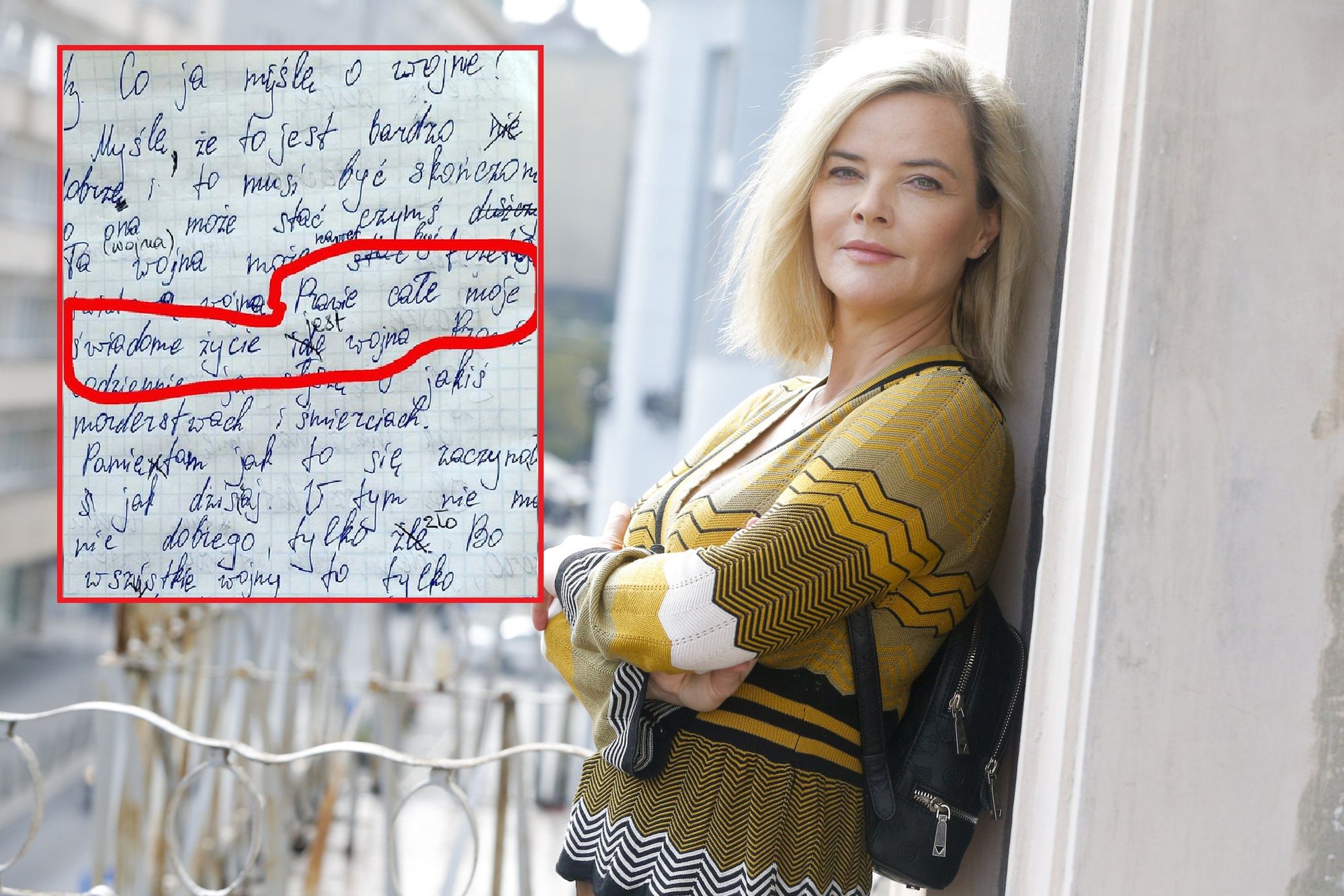 Monika Richardson pokazała notatki 16-letniego Ukraińca. Jego przemyślenia o wojnie łamią serce