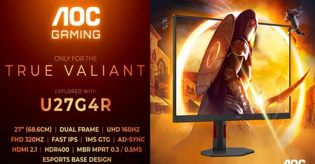 Monitor z funkcją Dual Frame. Nowości od AGON by AOC