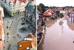 Kłodzko i Lądek Zdrój przed i po powodzi. Nagrania mrożą krew w żyłach