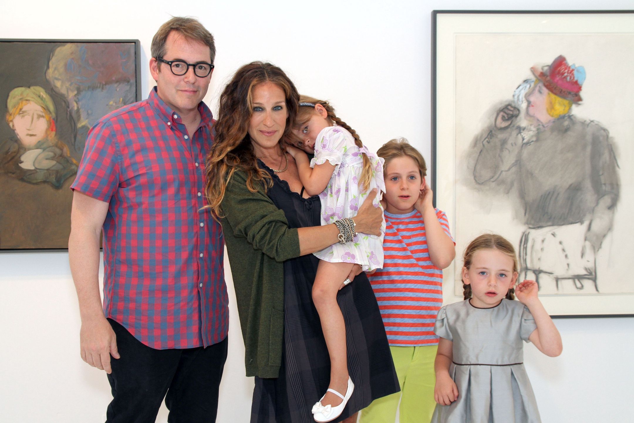 Matthew Broderick i Sarah Jessica z dziećmi