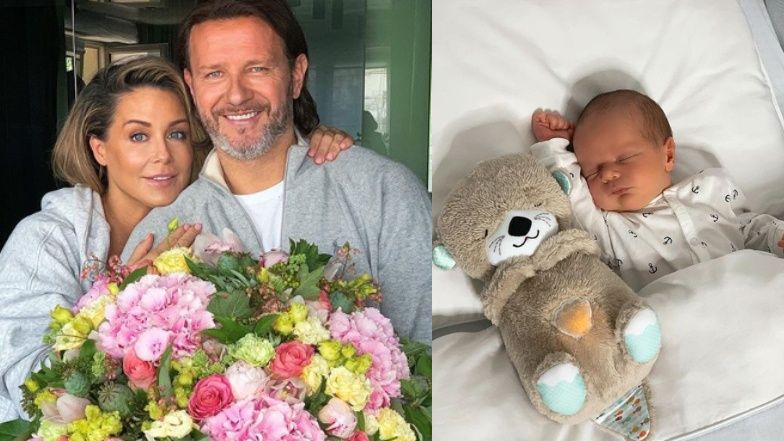 Małgorzata Rozenek i Radosław Majdan dziękują w imieniu Henryczka