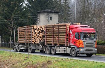 Ciężarówki z drewnem niszczą lokalne drogi. Gminy chcą zmian
