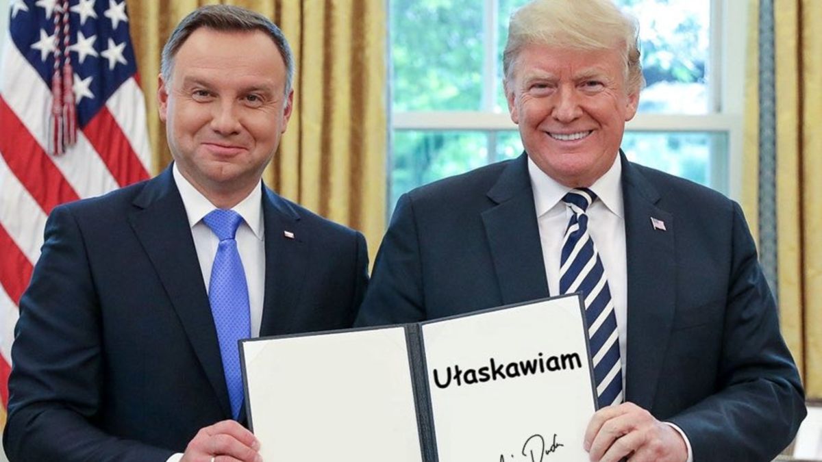 Memy po wizycie Andrzeja Dudy u Donalda Trumpa