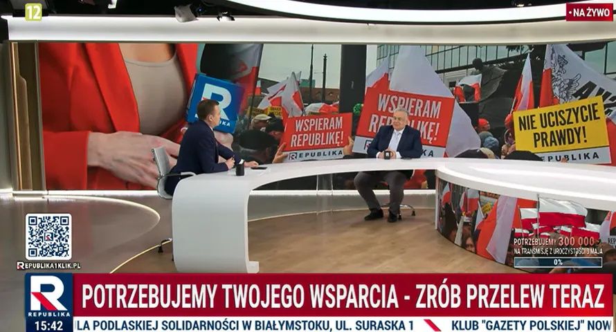 Republika apeluje do telewidzów o wsparcie. 