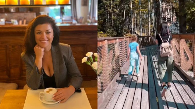Katarzyna Cichopek zabrała córkę w góry
