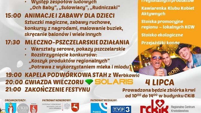 Święto Mleka i Miodu 2021 w Zakrzówku