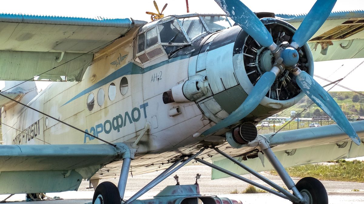 Samolot Antonow An-2 w barwach Aerofłotu