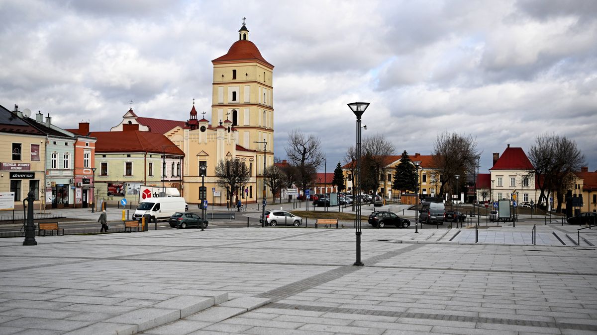 Na zdjęciu rynek Leżajska