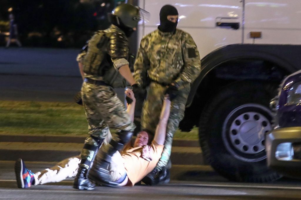 Mińsk demonstracje