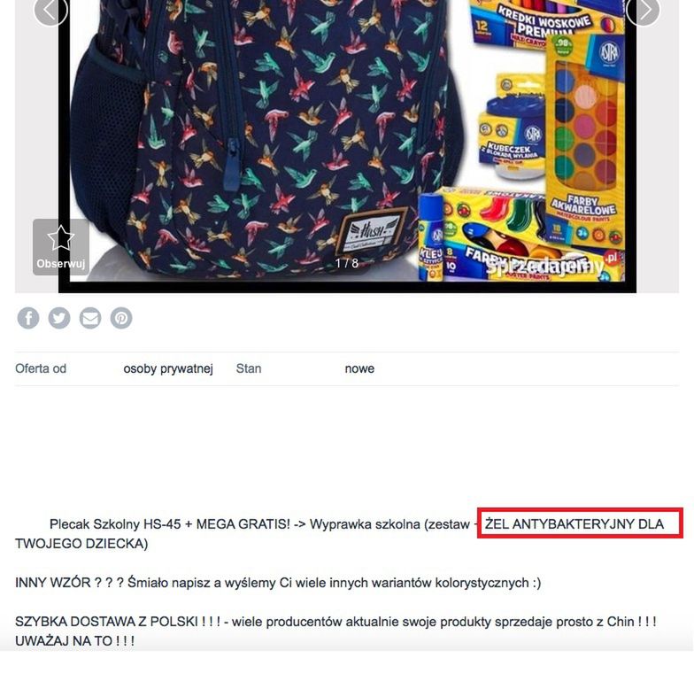 Wyprawka szkolna