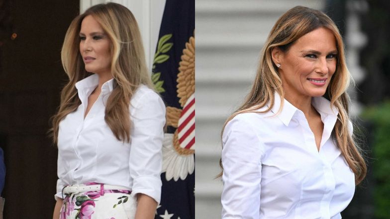 Melania Trump prezentuje odmienioną fryzurę podczas pikniku