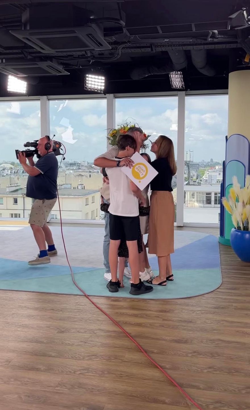Rodziny Małgorzaty Rozenek i Krzysztofa Skórzyńskiego w "DDTVN"