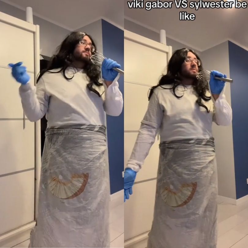Tiktoker sparodiował występ Viki Gabor